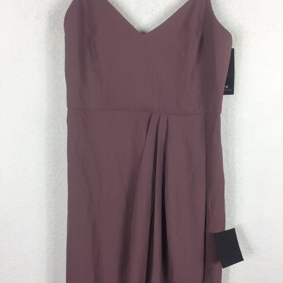 NWT Lulus Reinette Mauve Purple Corset Slip Midi Dress Small Cocktail Wedding - Picture 10 of 15